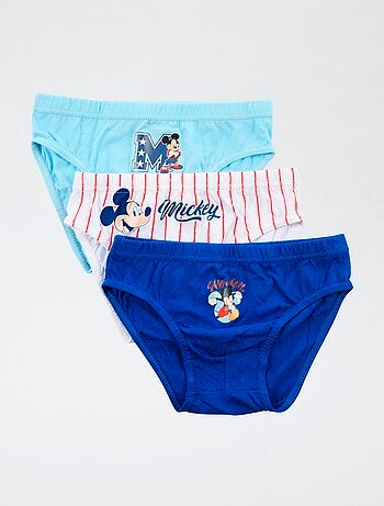 Caixa de 3 cuecas "Disney" "Mickey" em algodão