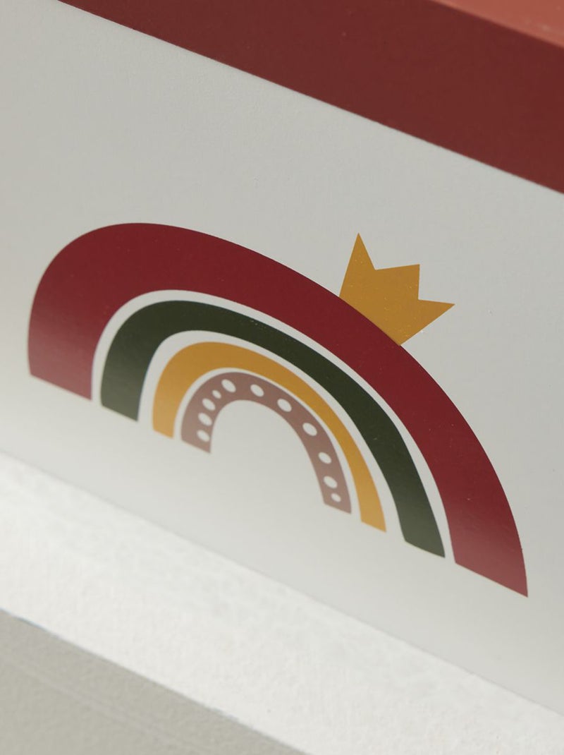 Caixa de arrumação 'arco-íris' BRANCO - Kiabi