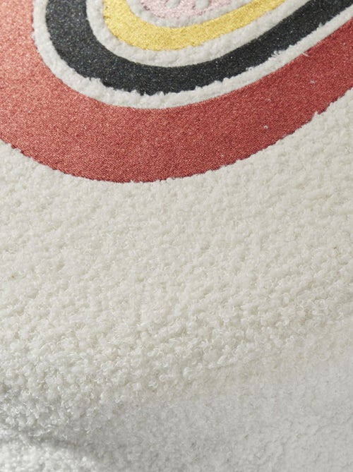 Caixa de arrumação arco-íris em malha bouclé - Kiabi