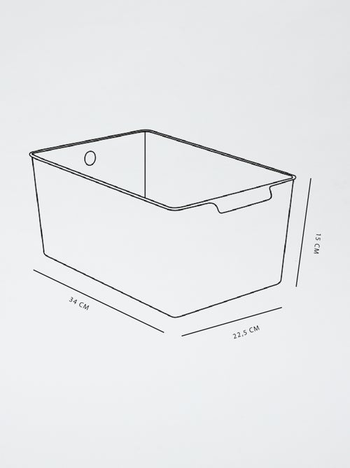 Caixa de arrumação com pegas - Kiabi