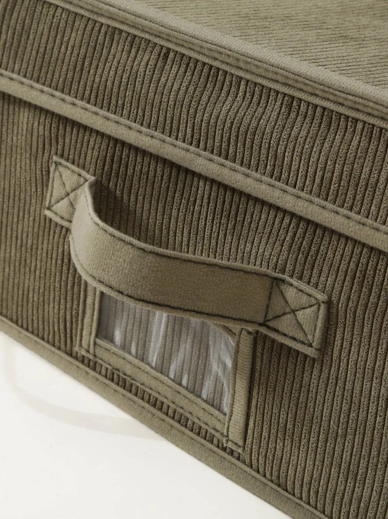 Caixa de arrumação de bombazina CAQUI - Kiabi