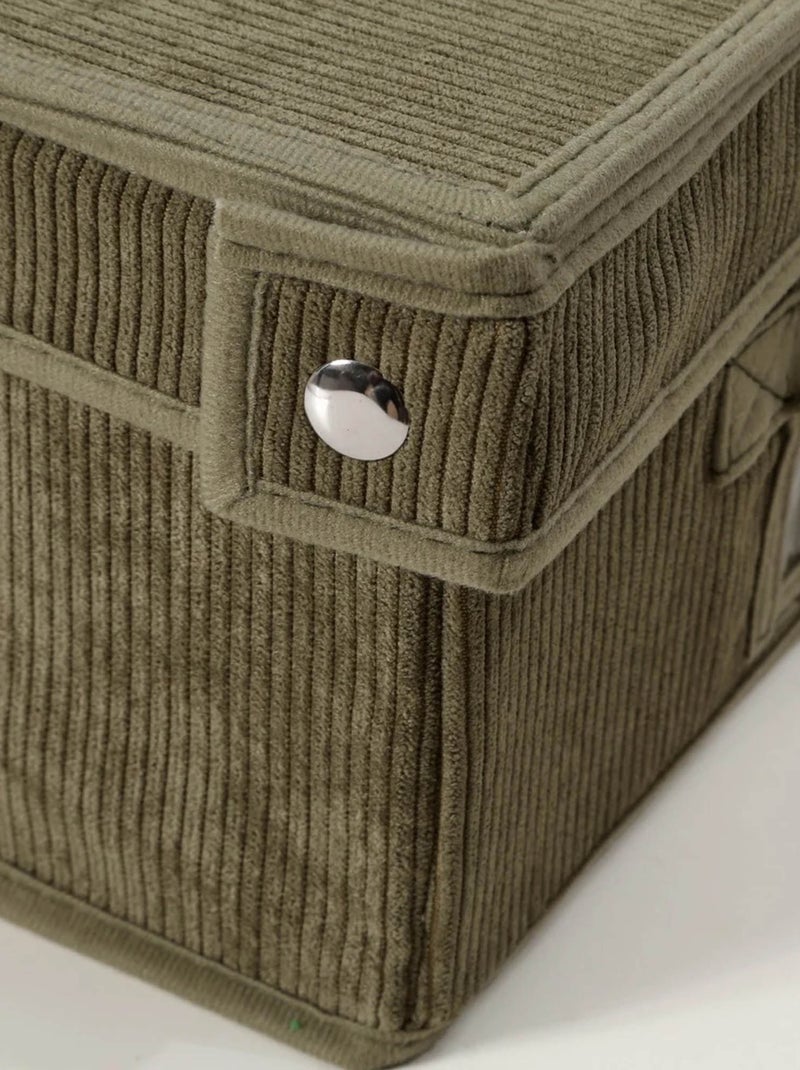 Caixa de arrumação de bombazina CAQUI - Kiabi