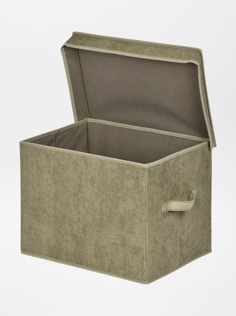 Caixa de arrumação de bombazina CAQUI - Kiabi