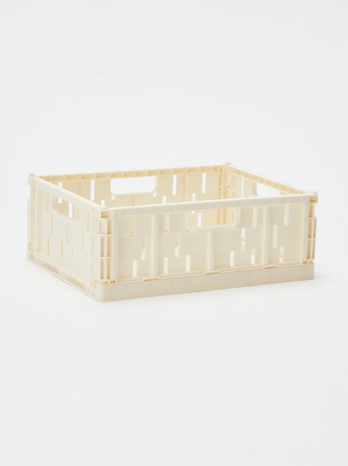 Caixa de arrumação de plástico (26 x 17 cm) - Kiabi