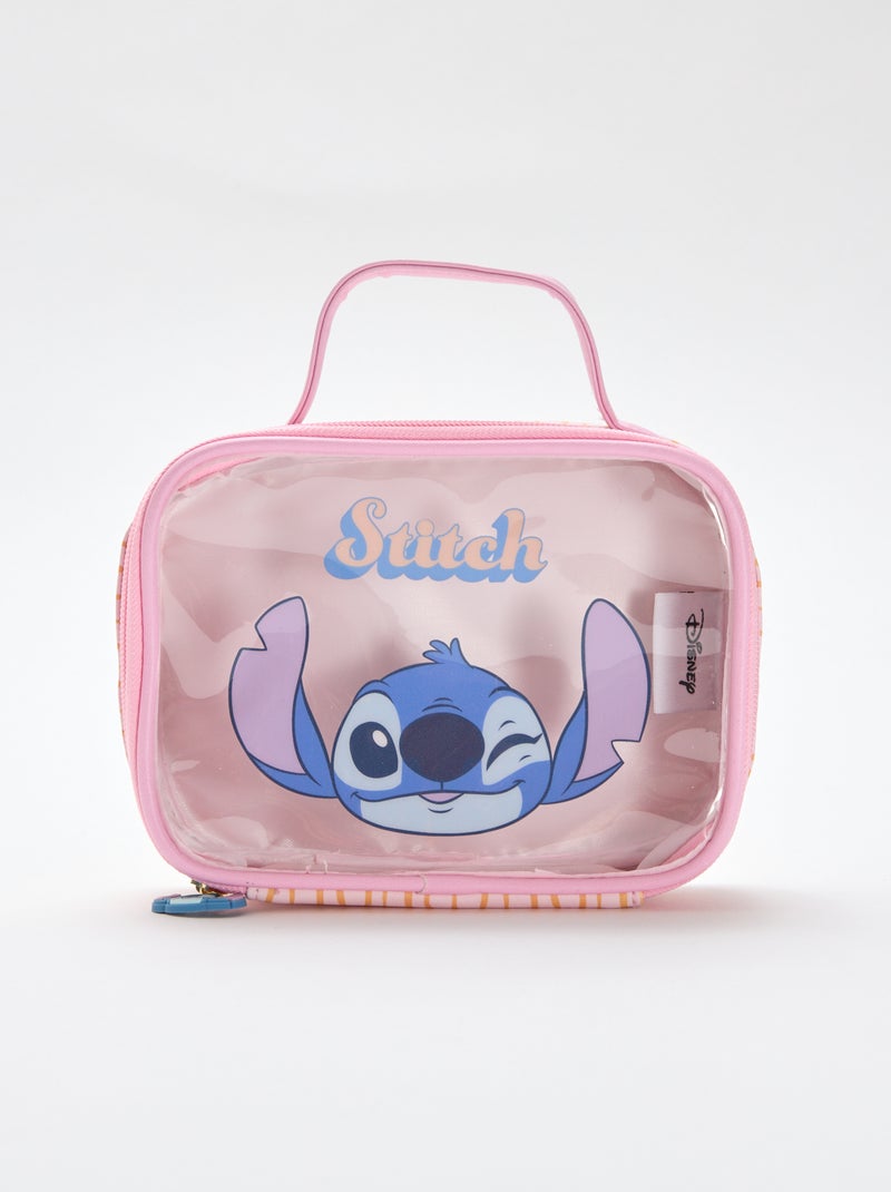 Caixa de arrumação \'Disney\' \'Stitch\' transparente Rosa - Kiabi