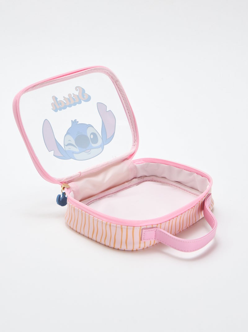 Caixa de arrumação \'Disney\' \'Stitch\' transparente Rosa - Kiabi
