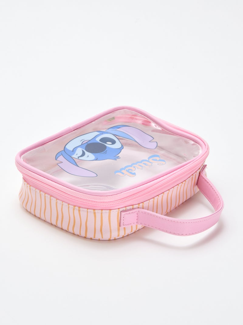 Caixa de arrumação \'Disney\' \'Stitch\' transparente Rosa - Kiabi