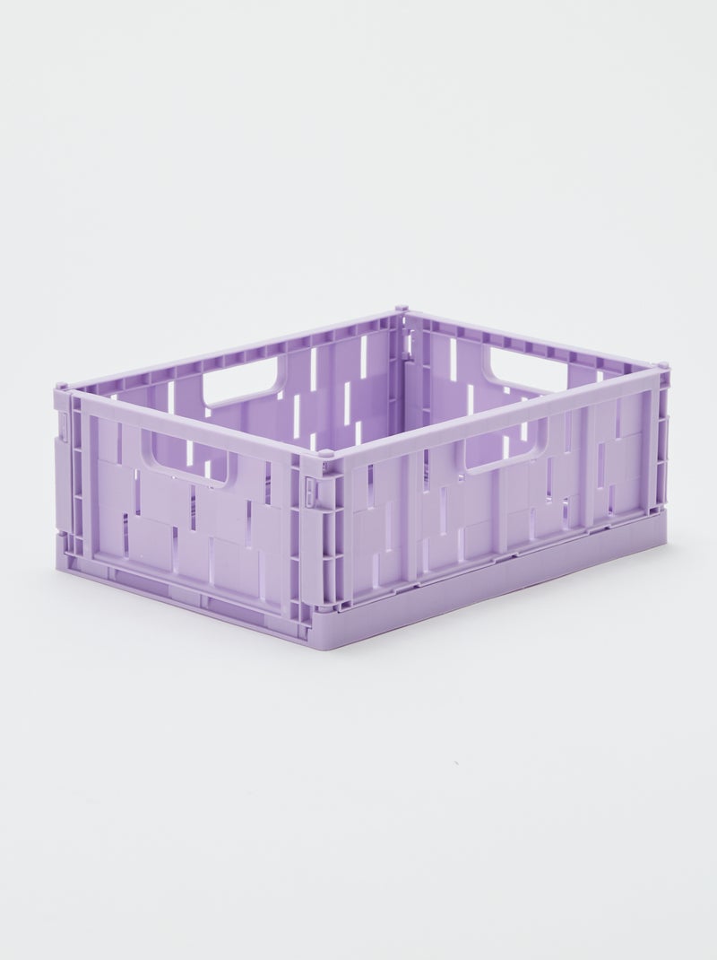 Caixa de arrumação em plástico (26 x 17 cm) VIOLETA - Kiabi