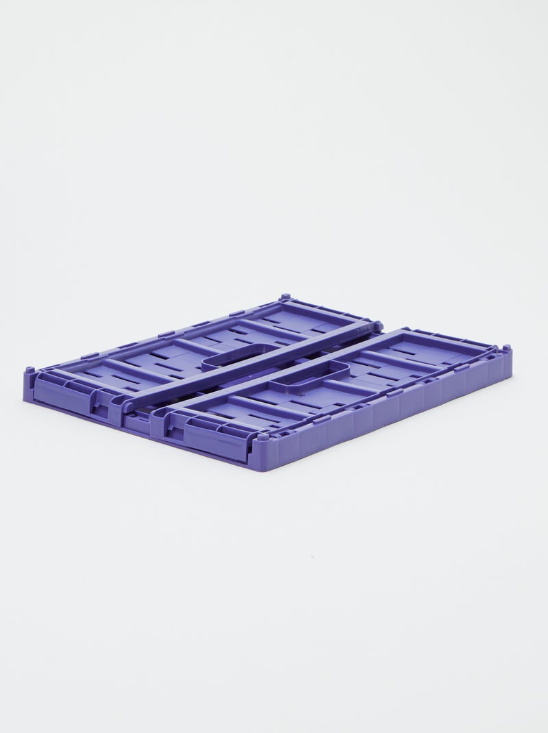 Caixa de arrumação em plástico (34 x 25 cm) AZUL - Kiabi