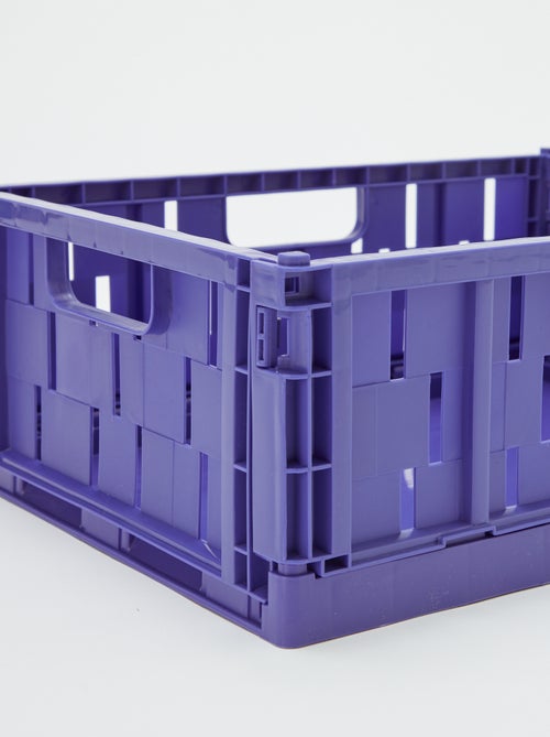 Caixa de arrumação em plástico (34 x 25 cm) - Kiabi