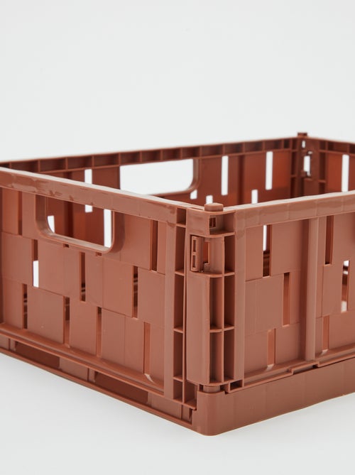 Caixa de arrumação em plástico (34 x 25 cm) - Kiabi