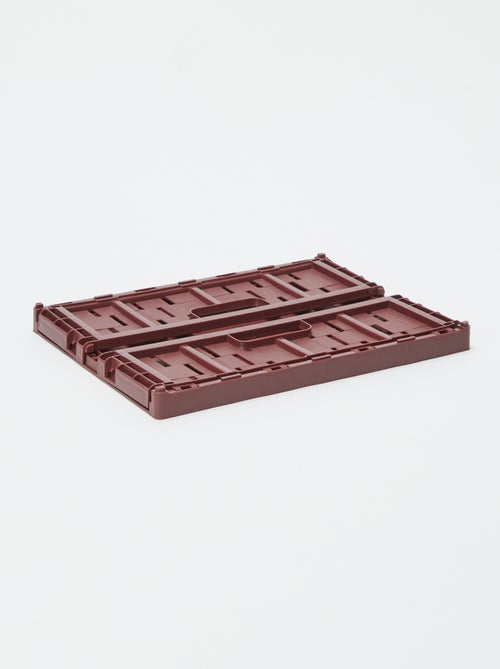 Caixa de arrumação em plástico (34 x 25 cm) - Kiabi