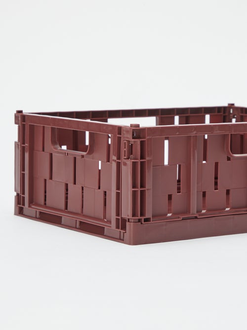 Caixa de arrumação em plástico (34 x 25 cm) - Kiabi