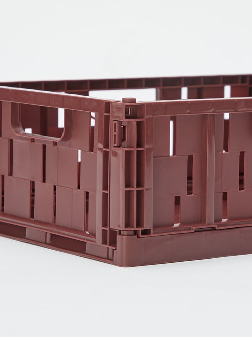 Caixa de arrumação em plástico (34 x 25 cm) - Kiabi