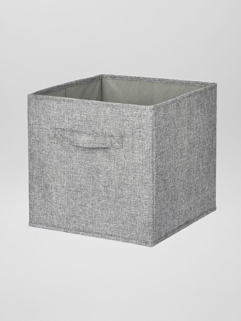 Caixa de arrumação em tecido - CINZA - Kiabi - 5.00€
