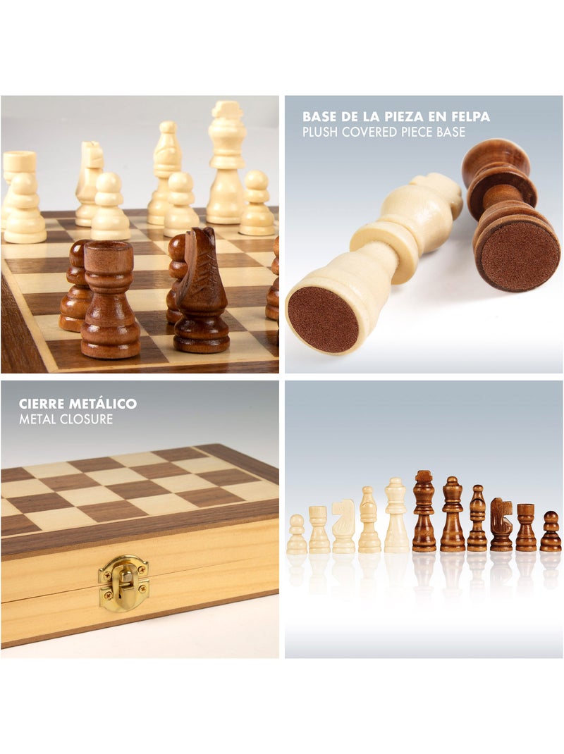 Caixa de madeira para jogos de tabuleiro de xadrez cb games N/D - Kiabi