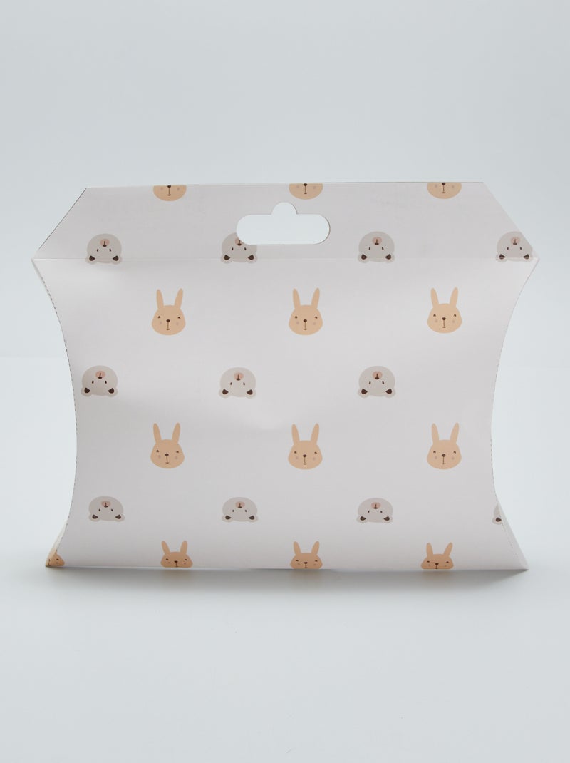 Caixa de presente 'nascimento' CINZA - Kiabi