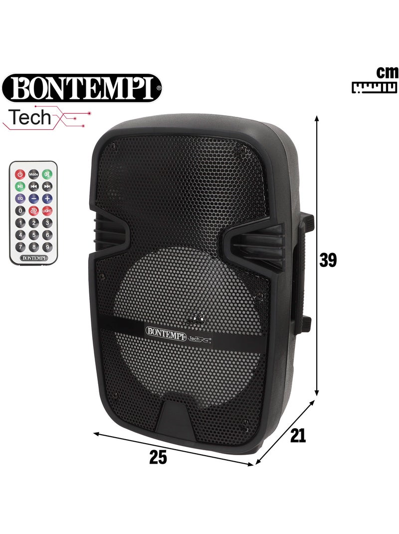 Caixa de som de karaokê 180w sem fio com 1 microfone bontempi N/D - Kiabi