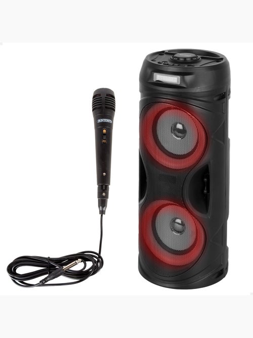 Caixa de som sem fio 160w com microfone e luzes bontempi - Kiabi