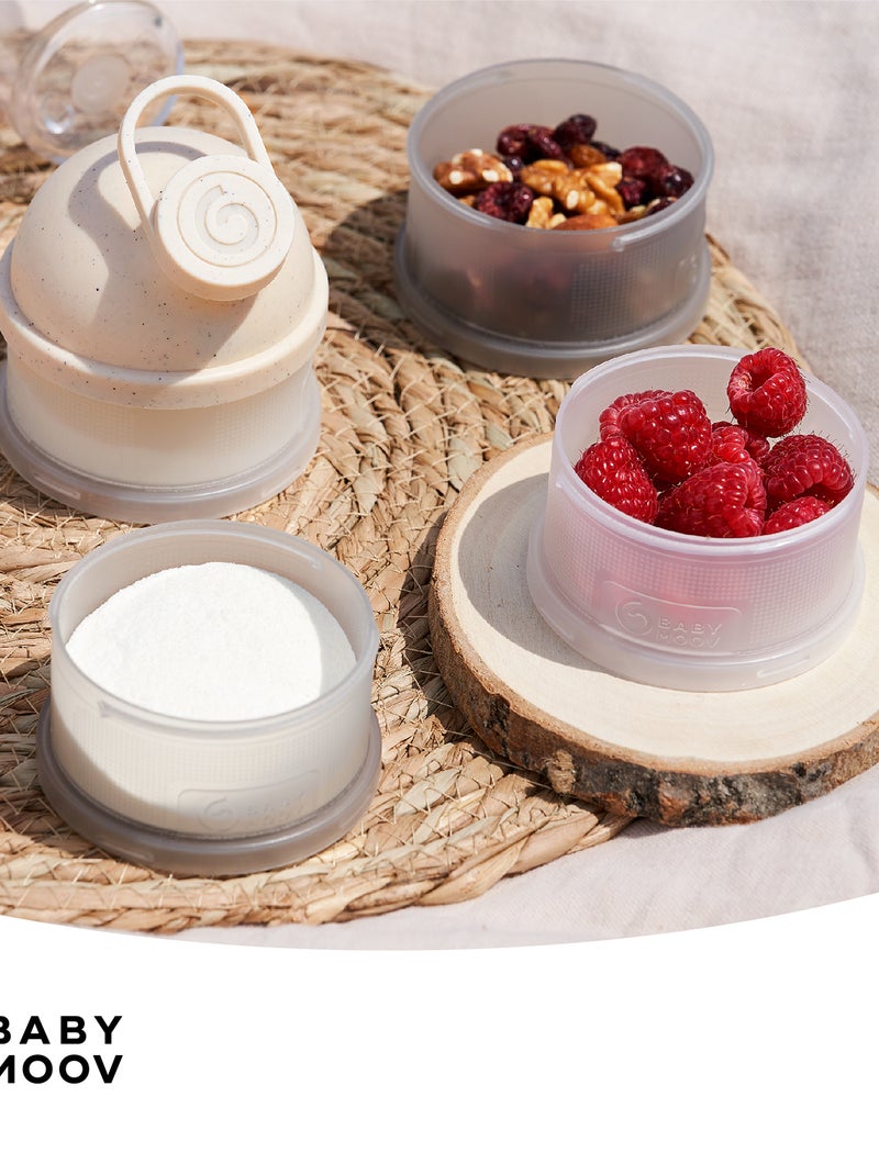 Caixa doseadora do leite 4 compartimentos ' Babymoov' bege - Kiabi