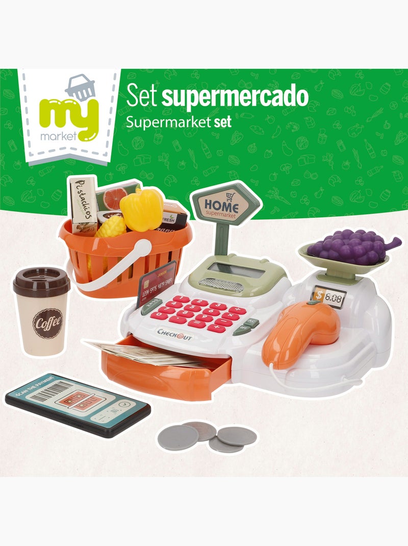 Caixa registadora interactiva com luz e som my home N/D - Kiabi