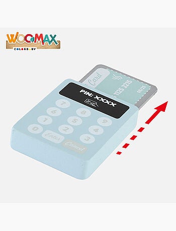 Caixa registradora de madeira WOOMAX
