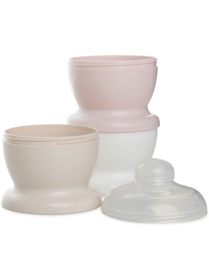 Caixa transport leite thermobaby empilhável 3 compartimentos 100 ml Rosa - Kiabi