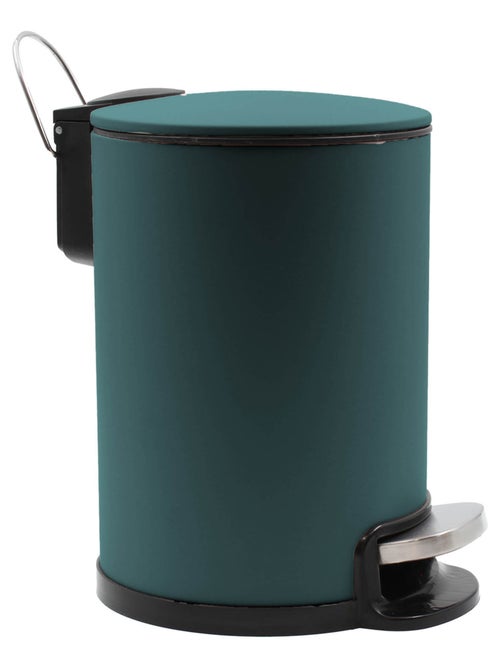 Caixote do lixo de casa de banho em metal mate - Kiabi