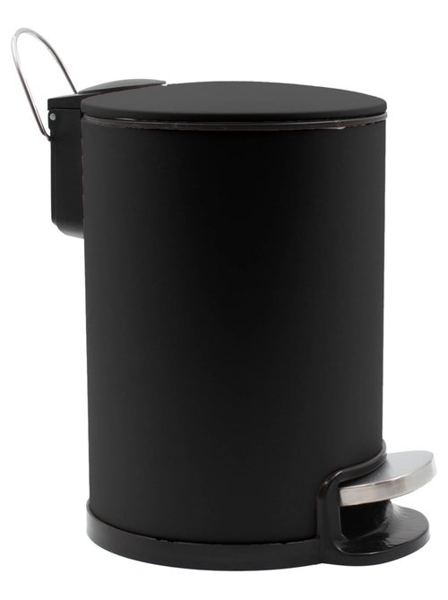 Caixote do lixo de casa de banho em metal mate - Kiabi