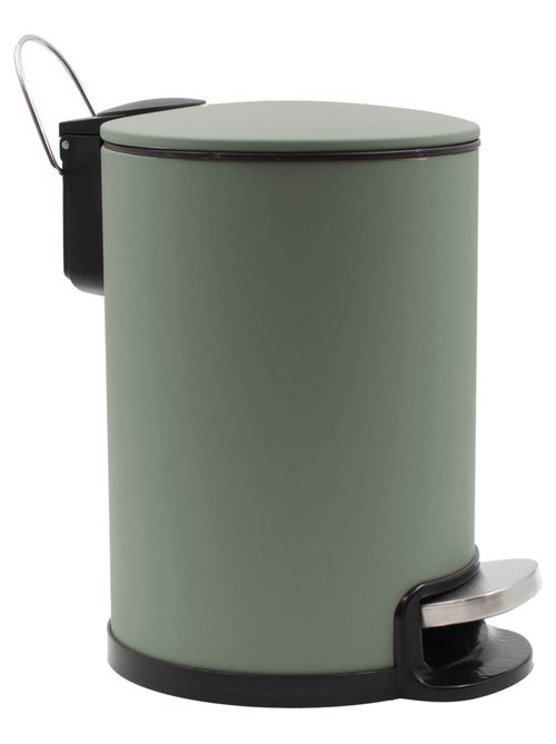 Caixote do lixo de casa de banho em metal mate - Kiabi
