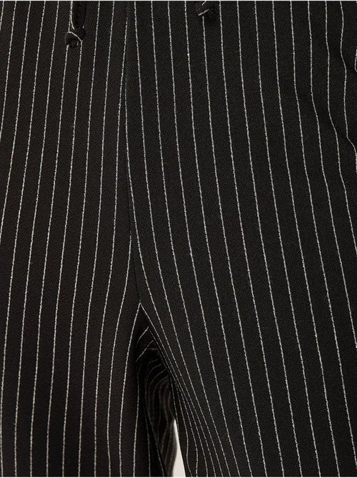 Calça às riscas com cós elástico - Kiabi Calça às riscas com cós elástico - Kiabi