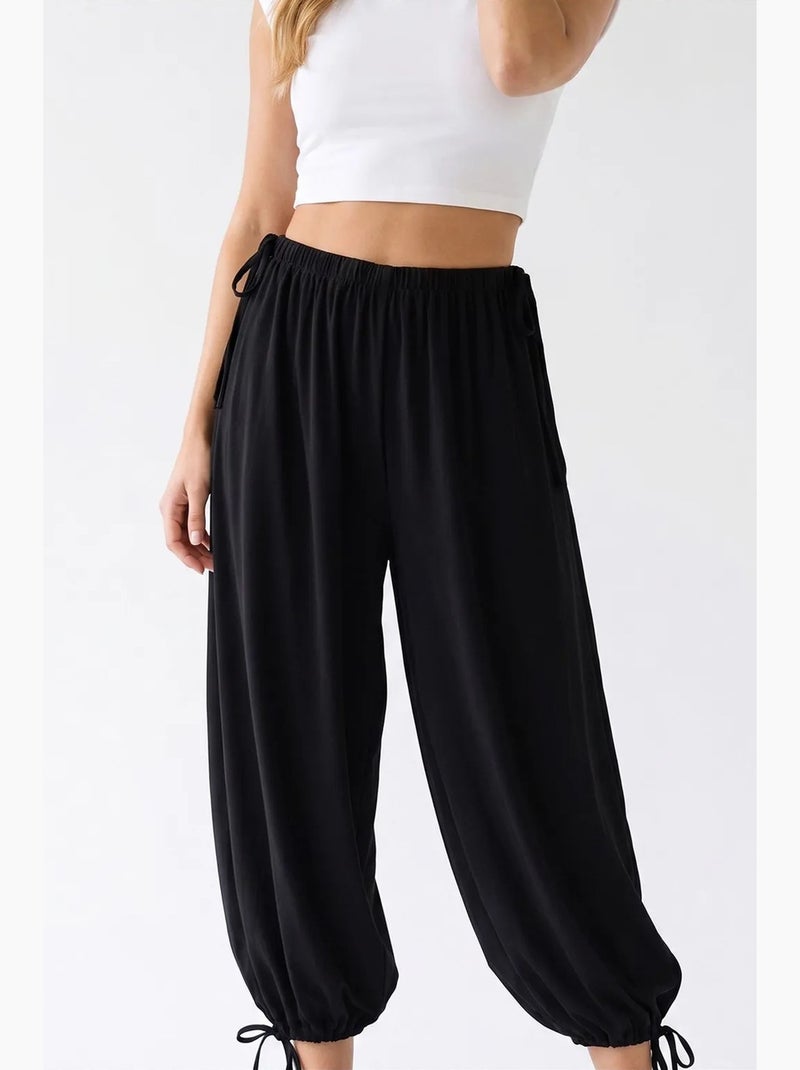Calça de algodão mixray Preto - Kiabi
