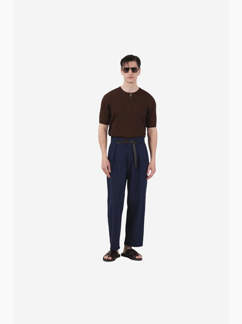 Calça de fato masculina giesto Azul-marinho - Kiabi