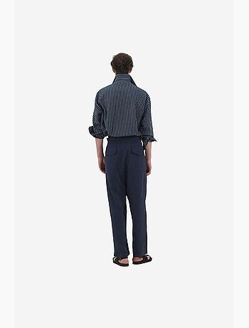 Calça de fato masculina giesto