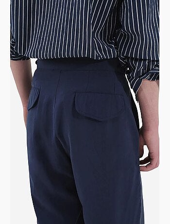 Calça de fato masculina giesto