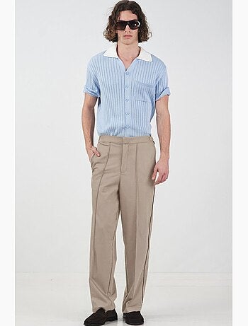 Calça de fato masculina giesto