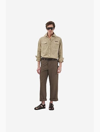 Calça de fato masculina giesto