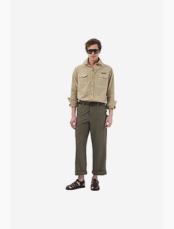Calça de fato masculina giesto