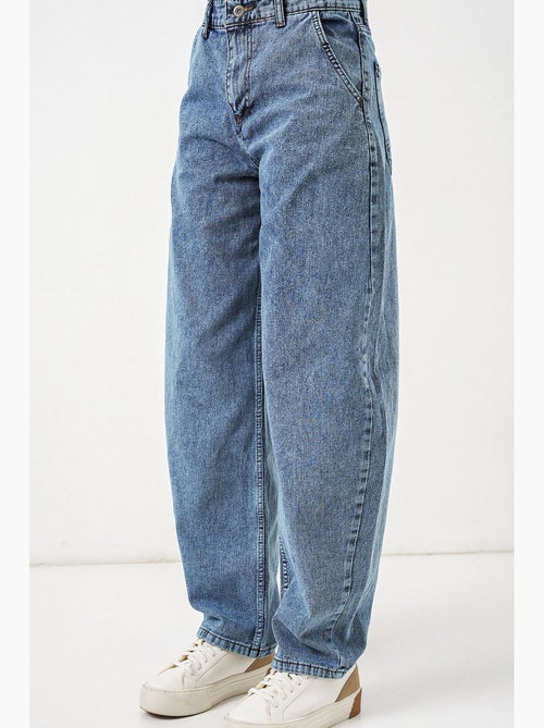 Calça de ganga larga de cintura alta bdart - Kiabi Calça de ganga larga de cintura alta bdart - Kiabi