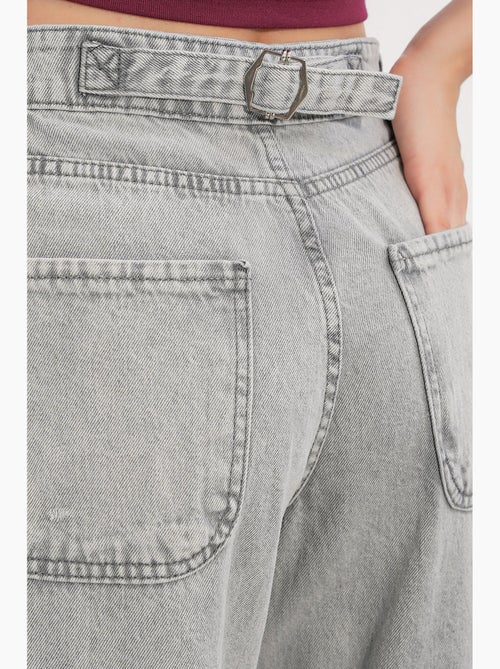 Calça de ganga larga de cintura alta bdart - Kiabi Calça de ganga larga de cintura alta bdart - Kiabi