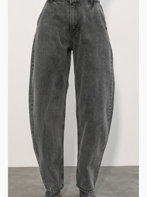 Calça de ganga larga de cintura alta bdart - Kiabi Calça de ganga larga de cintura alta bdart - Kiabi