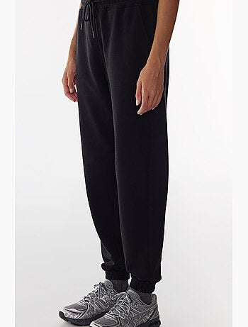 Calça de moletom de cintura alta com barras elásticas penti