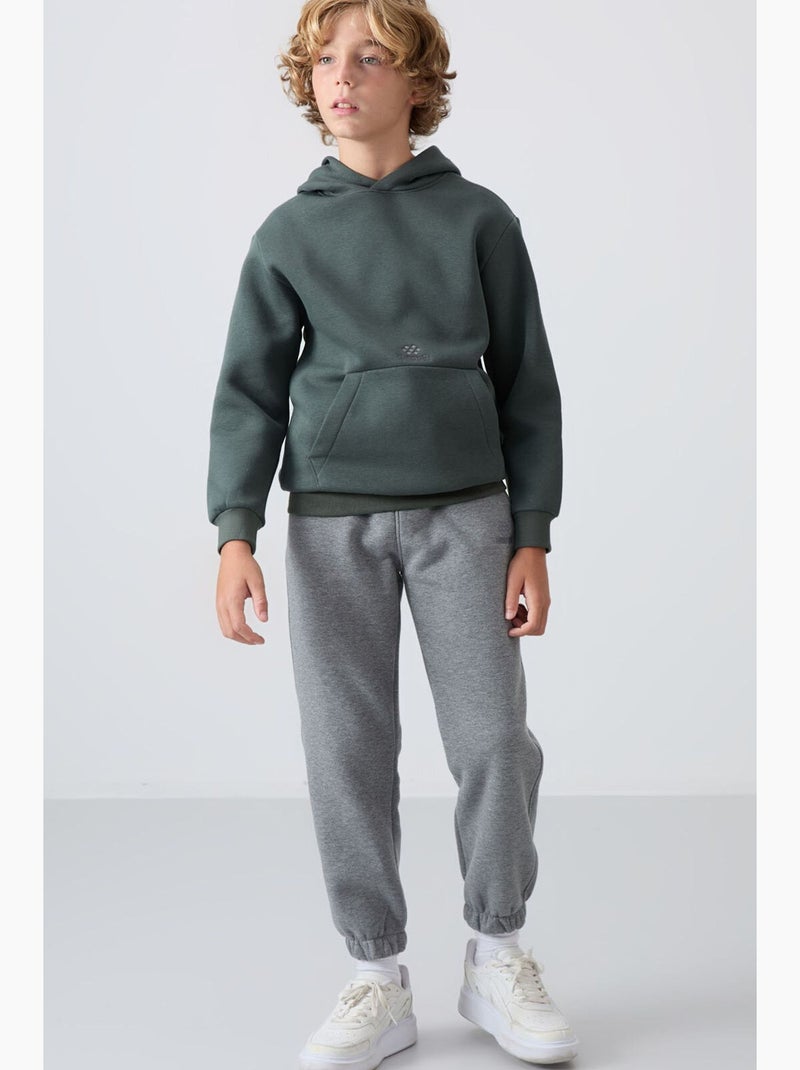 Calça de moletom infantil tommy Azul-cinza - Kiabi