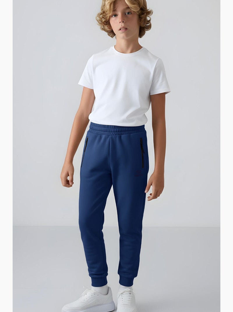 Calça de moletom infantil tommy Azul-real - Kiabi