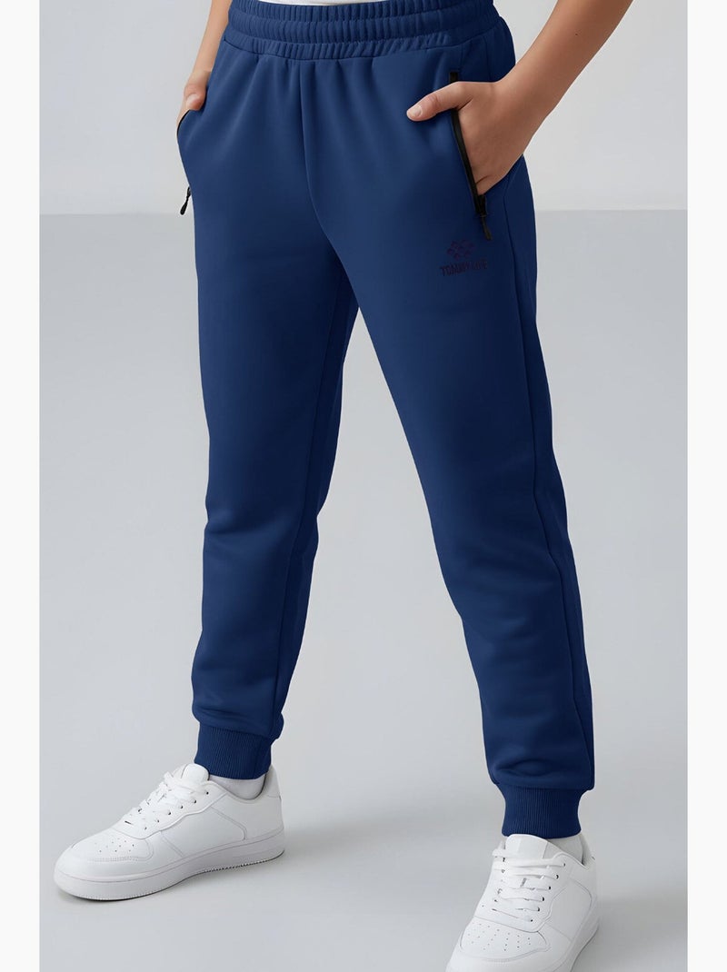 Calça de moletom infantil tommy Azul-real - Kiabi
