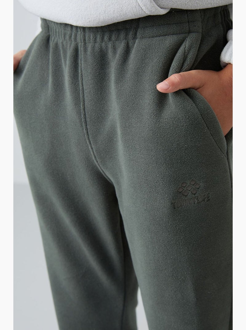 Calça de moletom infantil tommy Cáqui - Kiabi