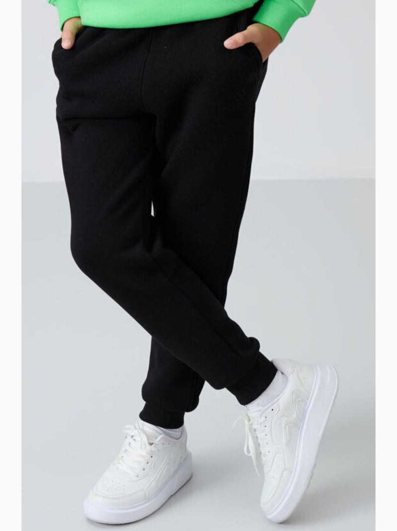Calça de moletom infantil tommy Preto Cinza - Kiabi