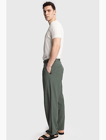 Calça de terno masculina giesto