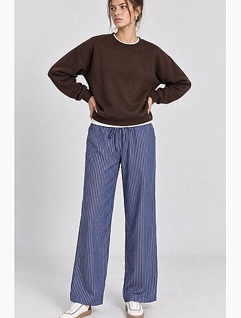 Calça feminina de perna reta istanbul