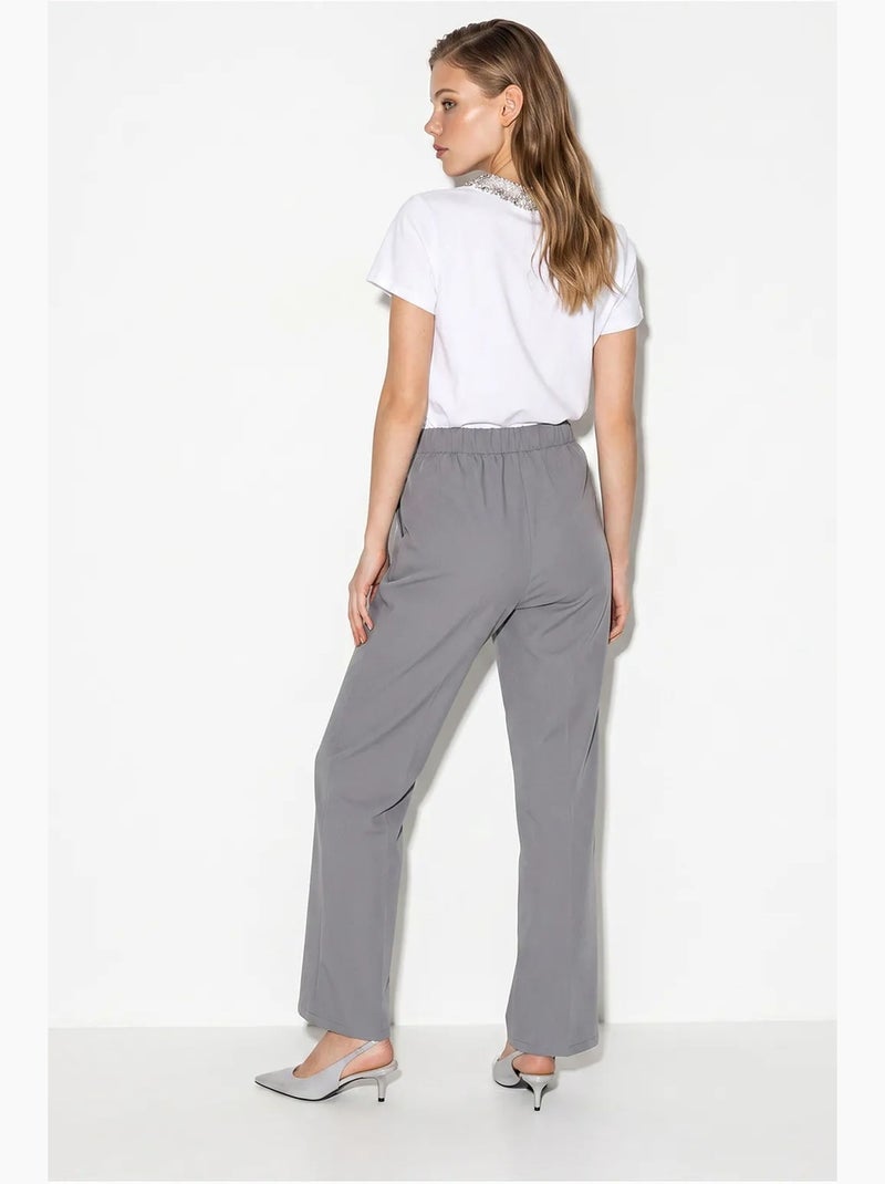 Calça feminina lucci Cinza - Kiabi